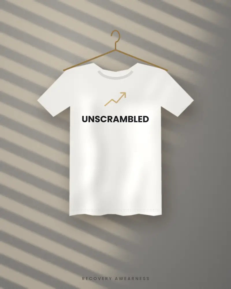 Unscrambled — white tee