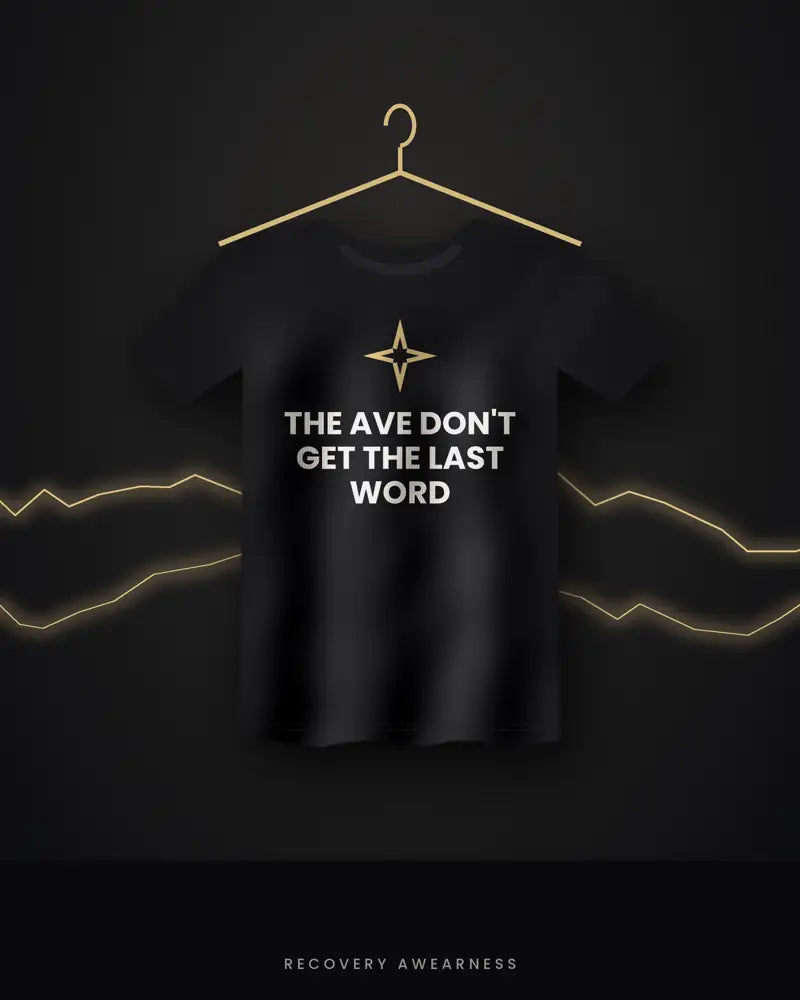The Ave Don't Get The Last Word — black tee