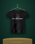 Raw Recovery — black tee