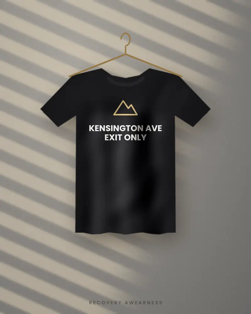 Kensington Ave Exit Only — black tee