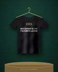 Recovery Is My Favorite Jawn — black tee
