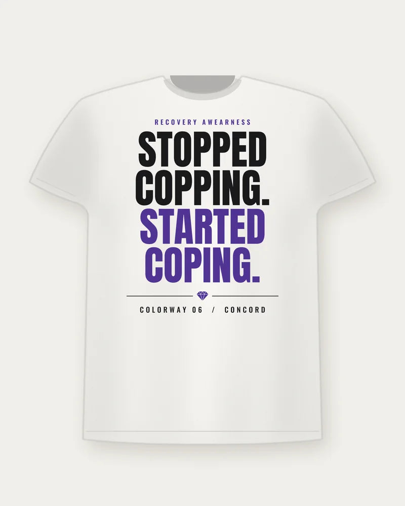 Stopped Copping. Started Coping. — Concord Colorway Tee