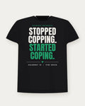 Stopped Copping. Started Coping. — Pine Green Colorway Tee