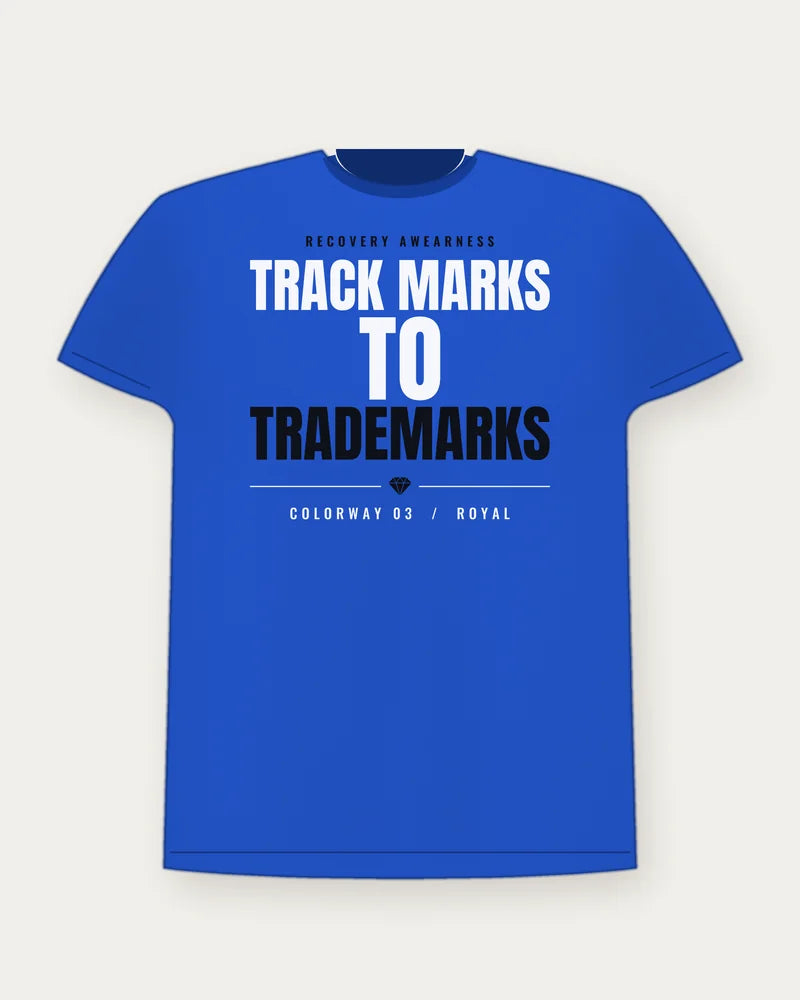 Track Marks To Trademarks — Royal Colorway Tee