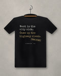 Went In The City Sick. Came Up The Highway Clean. — black tee