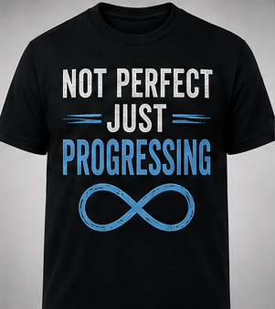 Progress Over Perfection. — Recovery T-Shirt